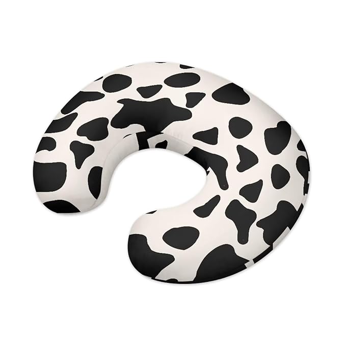 Classic Cow Stripes Pattern Breastfeeding Pillow Slipcover for Baby Breastfeeding Slipcover Infant Newborn Nursery Bottle Pillowcase Baby Essentials