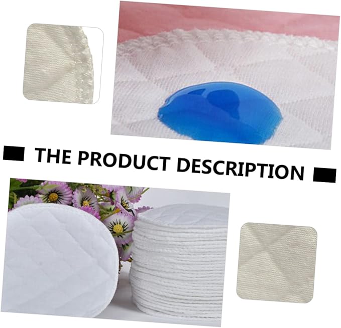 20pcs Reusable Nursing Pads Washable Breastfeeding Pads Leak Soft for Maternity Use Contoured Design for Comfort