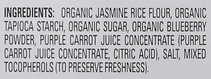 Happy Baby Organics Baby Snacks, Gentle Teething Wafers, Gluten Free & Vegan, Blueberry & Purple Carrot, 12 Count (Pack of 6)