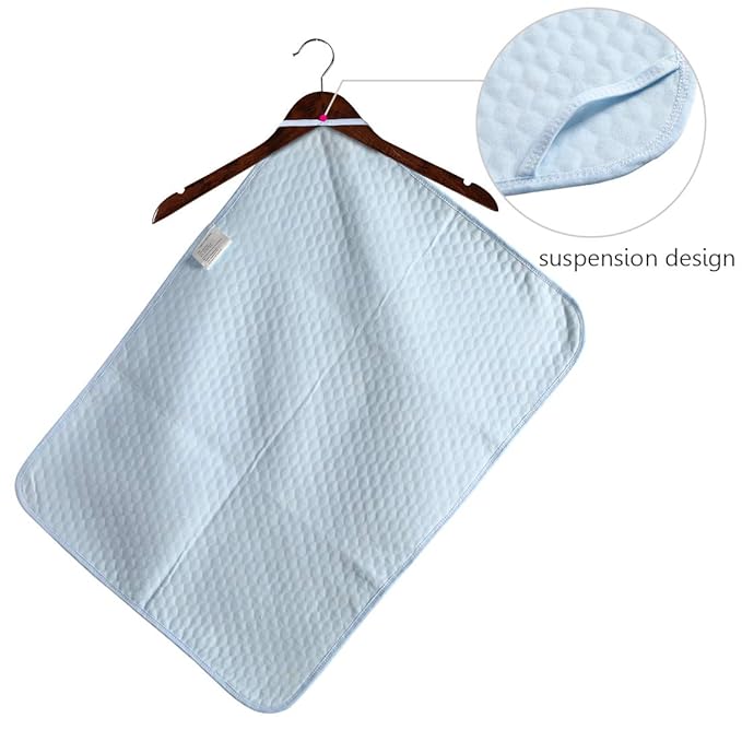 Waterproof Changing Pads Portable - Breathable Leak Proof Mattress Pad Protector Baby Changing Mat for Toddler, Kids Pack of 3 (M (27.5 x 19.7 Inch))
