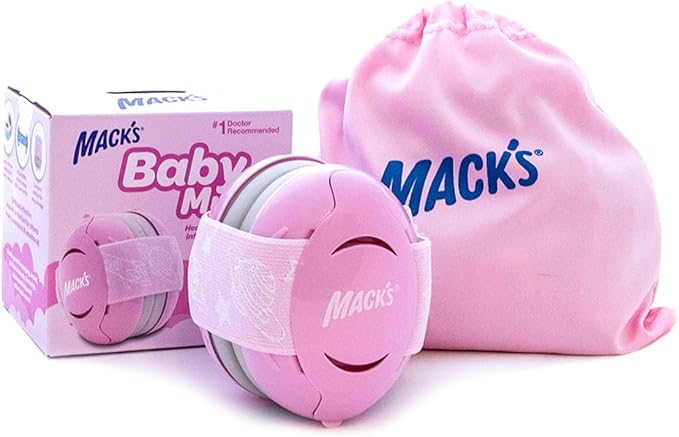 Mack's Baby Muffs | Baby Ear Muffs Noise Protection | High NRR | Noise Cancelling Headphones for Babies & Toddlers