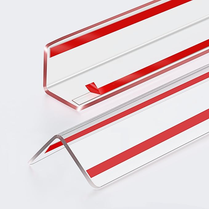 Wall Corner Protector, Clear Self-Adhesive Corner Guards, Edge Protector for Baby, Furniture, Door, Tables, Easy to Install (4cmx90cm/1.57inx35.43in)