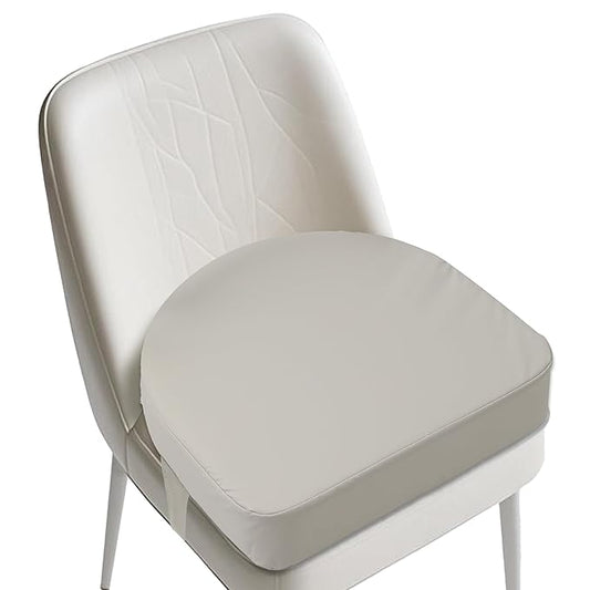 E1F1NN DOT U-Shaped Toddler Booster Seat for Kitchen Chair (Big Size) Dining Table, Portable Waterproof PU Material Kids Booster Seat with Safety Buckles, High Cushion for Travel with Non-Slip Bottom