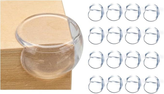 Corner Protectors (16 Pack - Most Popular) – Crystal Clear Baby Proofing Corner Guards, Toddler Safety Edge Covers for Tables & Furniture, Non-Toxic PVC