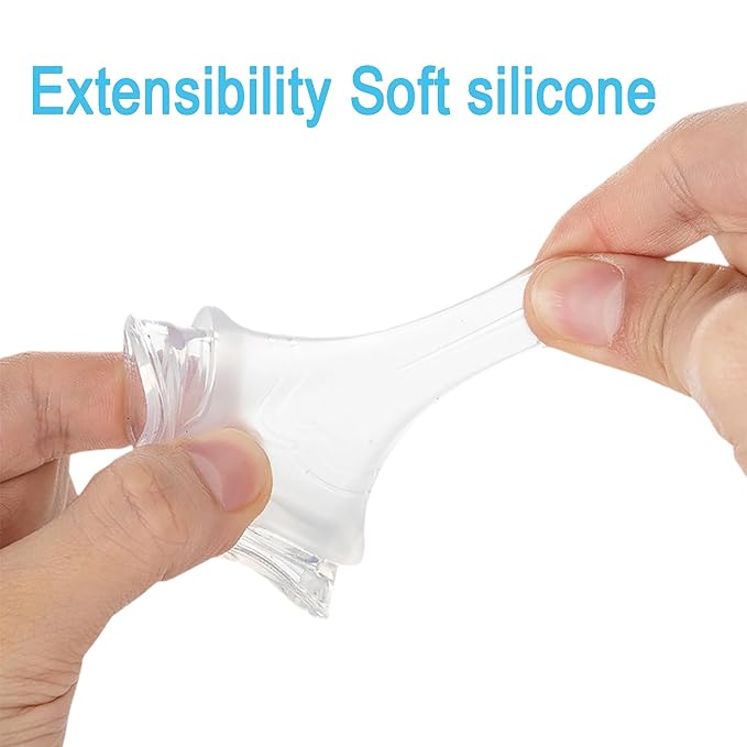 Silicone Nipple Compatible with Pigeon Bottle，Size S，Slow Flow，Fit for 1m+，6Pack