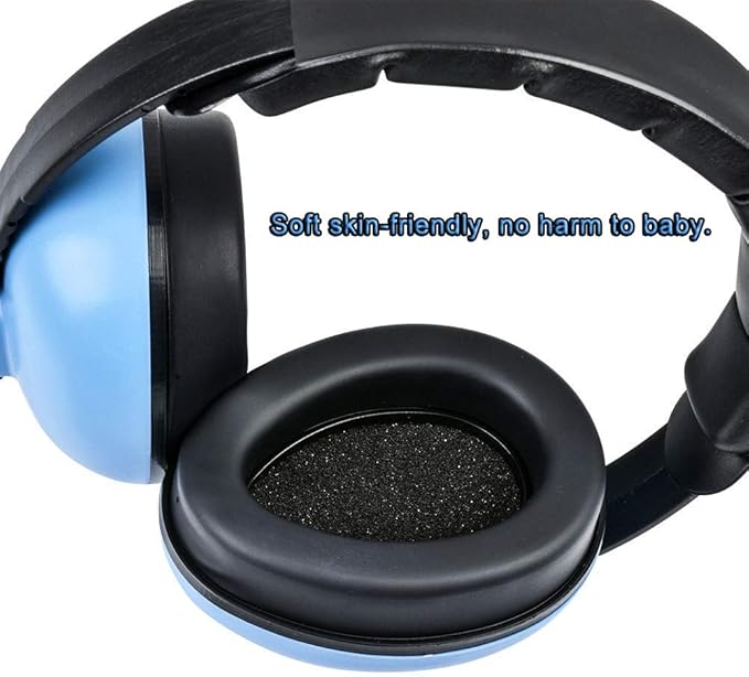 Solar-Power Baby Noise Cancelling Headphones, Ear Protection Earmuffs for 0-3 Years Kids