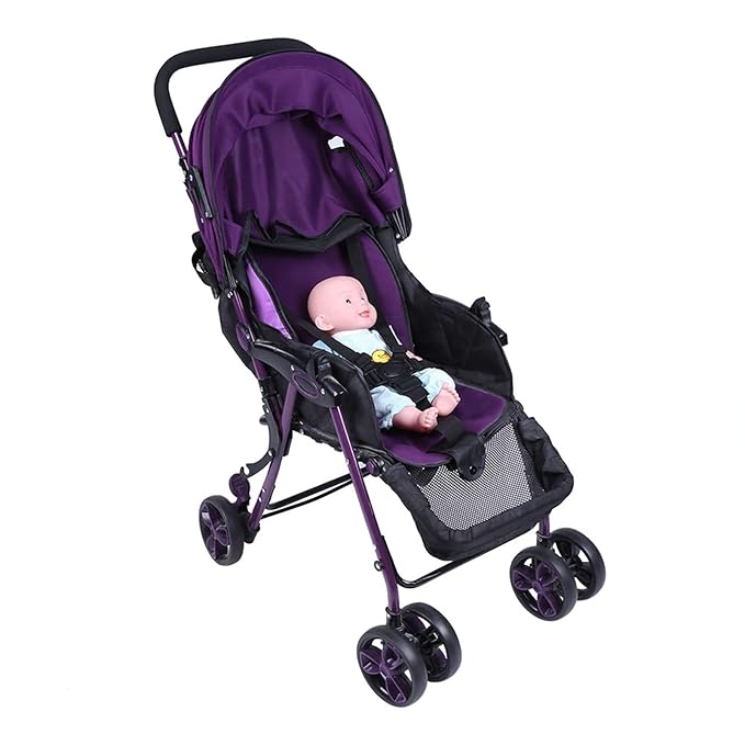 Stroller Seat Harness, 5 Point Universal Baby High Chair Safety Belts Travel Pushchair Adjustable Strap for Kids Wagon Car Children Infant Toddler Rotating Protection Pram Accessories(Hidden Buckle)