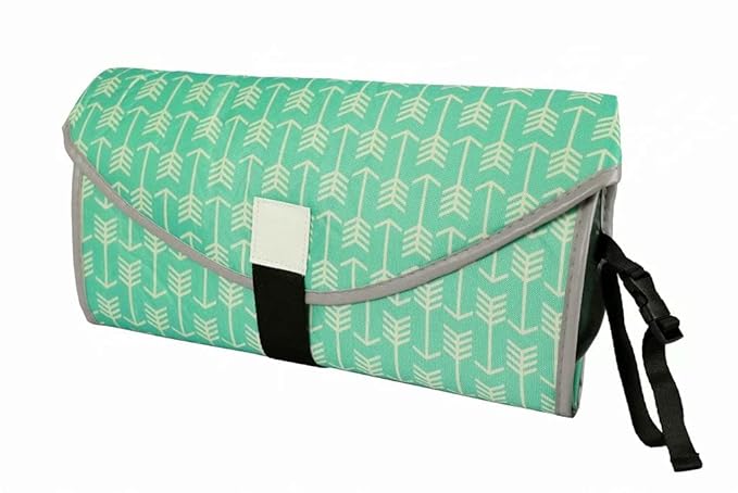 Portable Changing Pad for Baby Waterproof Foldable Diaper Bag Travel Changing Mat Station Padded Diaper Clutch