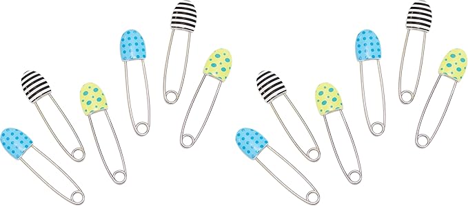 Sassy Sassy Decorative Diaper Pins 6 Count (Pack of 2)