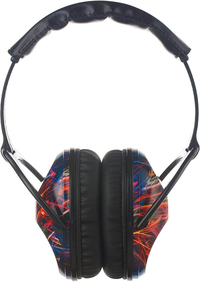 Kids Hearing Protection,25dB NRR Noise Reduction,Sound Proof for Kids,Toddler,Safety Earmuffs for Concert,Airplane,Autism,Monster Jam,Travel,School- BlackFireW