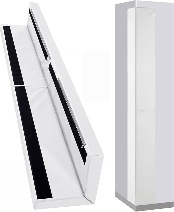 Wonderjune Wall Corner Guards and Edge Protector Gym Wall Padding Heavy Duty Protective Safety Padding for Gym, Baby, Home, Garages, Kindergarten, Basketball Court, Playrooms, Etc (6ft,White)