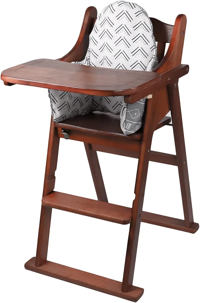 High Chair Cushion, New Type High Chair Cover Pad/pad for High Chair,highchair Cushion for IKEA Antilop Highchair,Built-in Inflatable Cushion,Baby Sitting More Comfortable (Check Stripe)