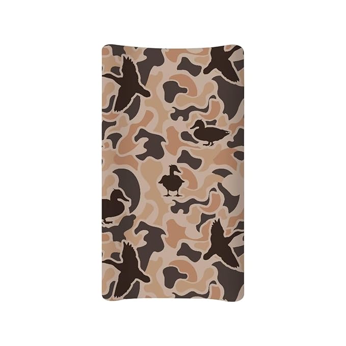 Pink Camo Diaper Change Table Covers Hunting Duck Changing Pad Cover for Baby Breathable Changing Mat Cover for Baby Girls Boys Gift for Friends