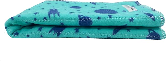 Infant Burping Cloth, Burp Cloths for Baby Boy or Girl, Soft and Absorbent - Cotton Reusable Spit Up Rags, XLarge, 1 Count (Space)