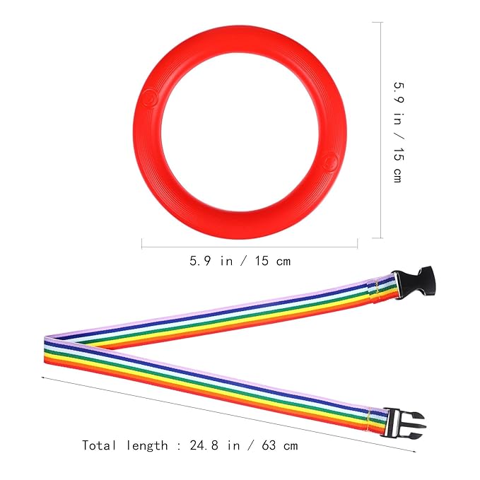 Toyvian Preschool Walking Rope with Handles Detachable Safety Line for Toddlers Kids Daycare Kindergarten Anti-Lost Traction Rope 12 Pcs Set