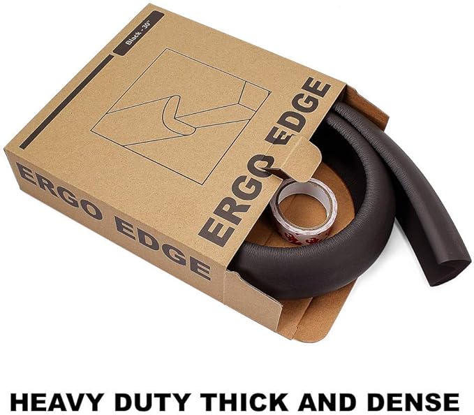 Ergo Edge | Protect Your arms from Sharp Table Edges! | 30" High Density Foam [Black]