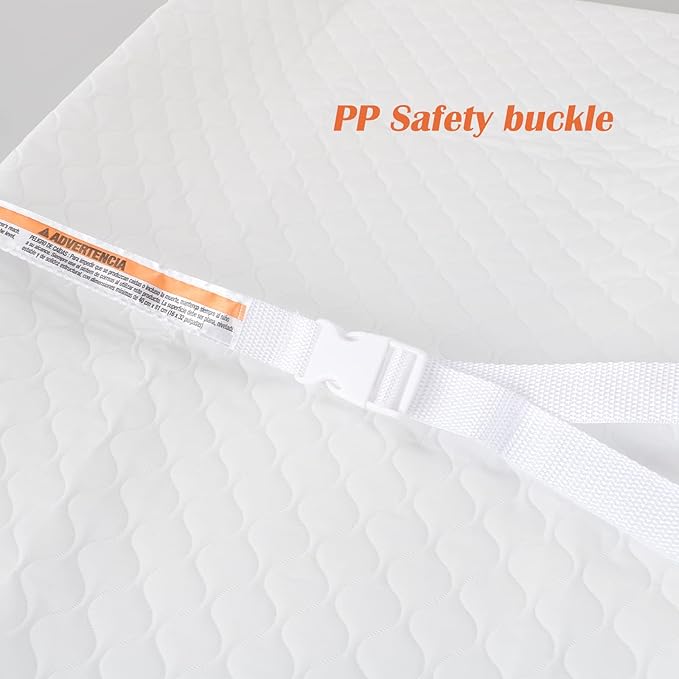 BBjixiang Baby Diaper Changing Table Pad with Waterproof Cover, Contour Changing Pad for Dresser Top 32”×16”