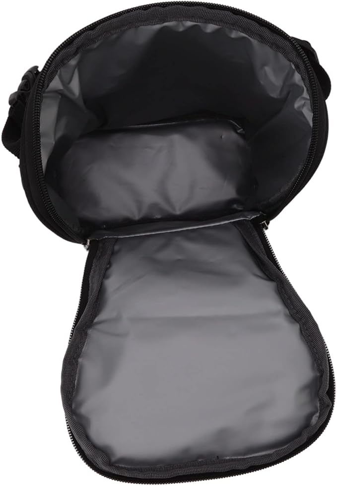 Marhynchus Nylon Baby Bottle Thermal Bag Portable Waterproof Storage Tote Pouch for Outdoor (black)
