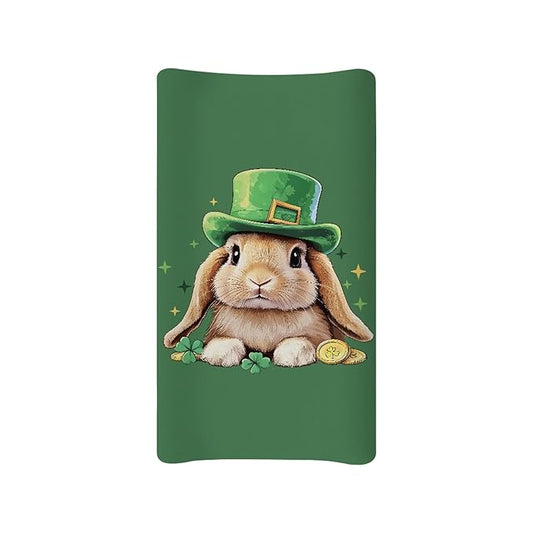 St. Patrick's Day Changing Pad Cover Baby Girls Boys Green Diaper Change Table Sheet Cover Soft Stretchy Changing Table Covers Mat Sheet Cover Soft Breathable