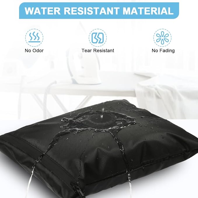 3PCS Wet Bags, Waterproof Travel Laundry Bag, Reusable Cloth Diaper Bags with Handle & Zipper, Washable Travel Tote Organizer Yoga Bag for Baby Items, Wet Swimsuits, Beach, Gym, Camping (Black)