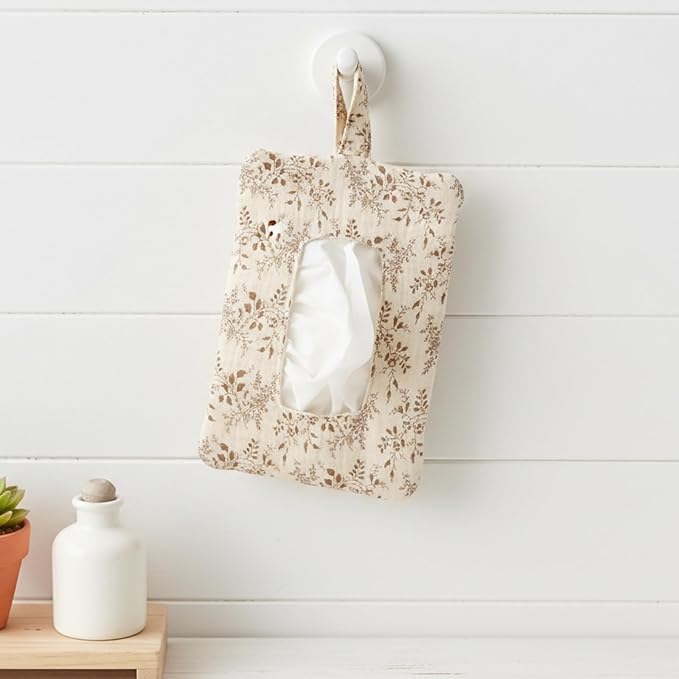 Quilted Wipes Pouch, Diaper and Wipes Pouch with Adjustable Strap, Wipe Bag for Trolley Attachment and Diaper Bag Organization, Wipe Holder for Diaper Bag, Wipe Pouch for Diaper Bag