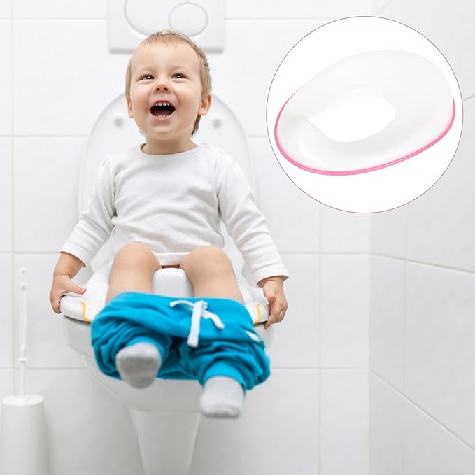 Veemoon Potty Training Seat Portable Toilet Seat for Boy Girl Comfortable and Sturdy Design Easy to Use for Boy Girl Travel Safe and Material Cute Potty Training