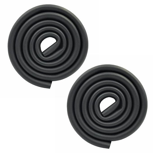 M2cbridge U Shape Extra Thick Furniture Table Edge Protectors Foam (Black (6.5ft x2))