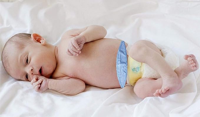 I&S Baby 3, 4, or 6 Packs Newborn Infant Belly Button Wrap Comfort Cotton Umbilical Cord Cover Band Fajero Boy Girl