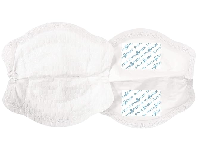 Primo Passi Disposable Nursing Pads for Breastfeeding, 125 Count Super Absorbent Stay Dry, Ultra Comfortable, and Individually Wrapped Leakproof Breast Pads