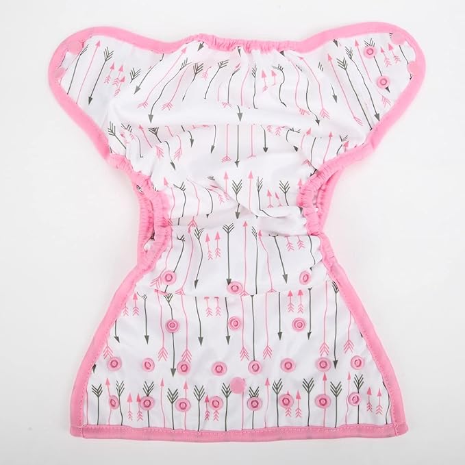 3 Baby Diaper Covers Nappies One Size 8lbs to 36lbs (Elephant Tree Arrow)