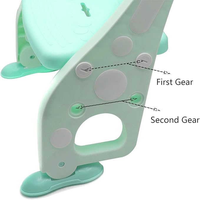 Giffgaff Potty Training Toilet Ladder Seat With Upgraded Cushion Step Stool Ladder Toilet Trainer for Baby Toddler Kids Children In Blue