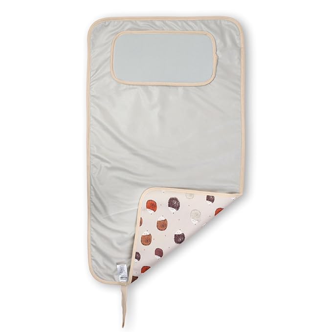 Hamur Home Portable Changing Pad – Waterproof, Washable & Easy Wipe Clean, Foldable Travel Baby Changing Mat for Diaper Bag, Compact & Lightweight, Must-Have for Newborns (Urchin Pattern)