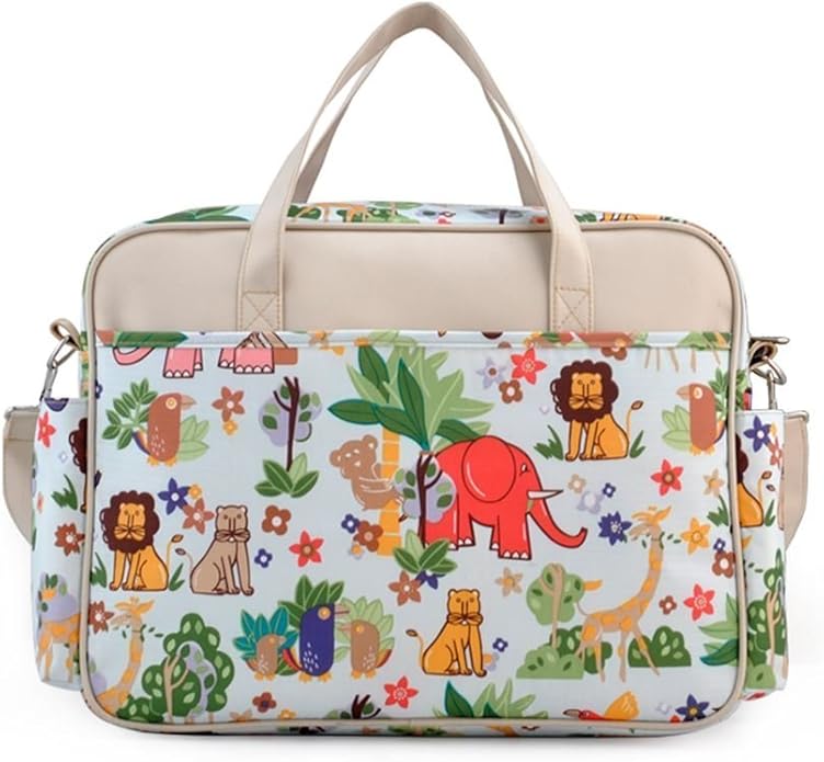 Kamay's Mummy Shoulder Bag Diaper Bag Chic Nappy Changing Bag Tote/Messenger Style Large with Changing Mat, Adjustable Straps