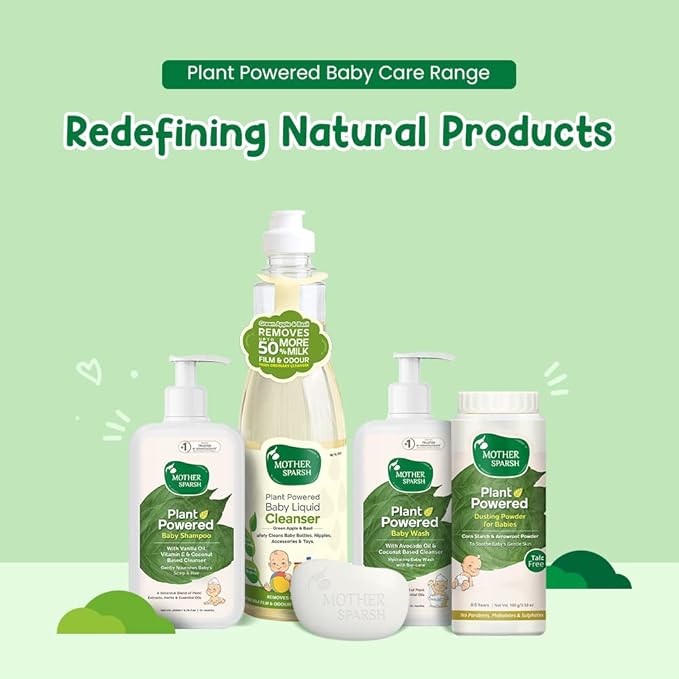 Baby Cleanser - Plant Powered, 175ml by Mother Sparsh Store
