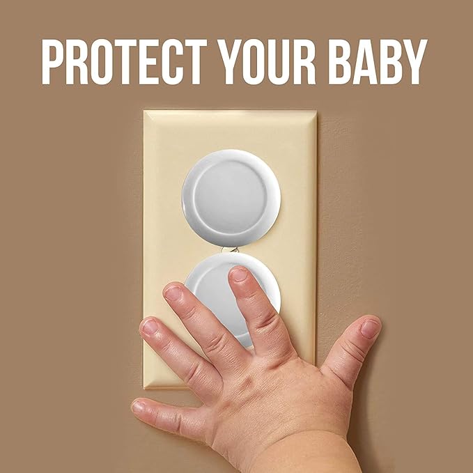 Outlet Covers Child Proof Plug Cover for Electrical Outlets Baby Proof Socket Safety Proofing Wall Guards Protectors - 24 Count