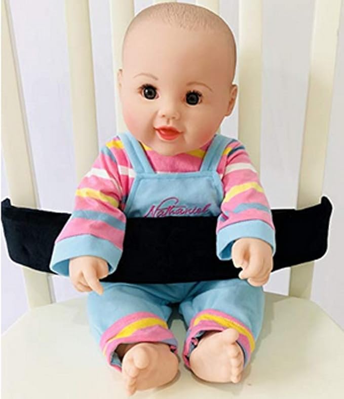 Universal Baby Safety Strap for Seating Infant&Toddler's Highchair Harness Safety Belt (Black)