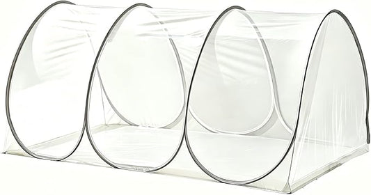 CMINGJ Portable Mosquito Net, Foldable Pop-Up Travel Bed Net, Free Installation Mosquito Tent, Mosquito net for Adults Bedroom Camping Nap Patio L78 x W39 x H35 inch (Single Door with Netting Bottom)