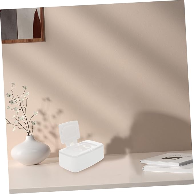 Household Wipes Holder Dispenser Box with Lid for Living Room Baby Wipes Dispenser Wipes Container to Keep Wipes Fresh and Easy to Access
