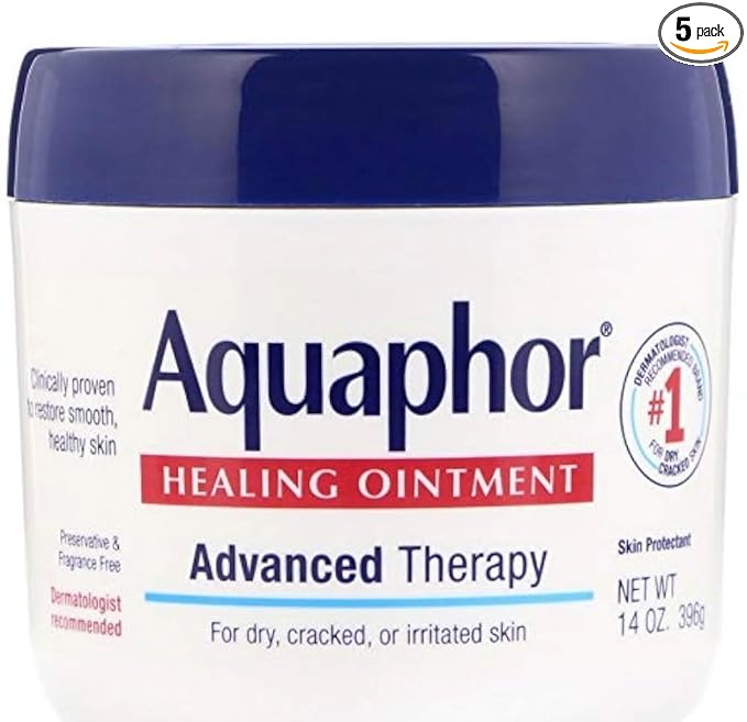 Aquaphor Advanced Therapy Healing Ointment - 14 oz, Pack of 5