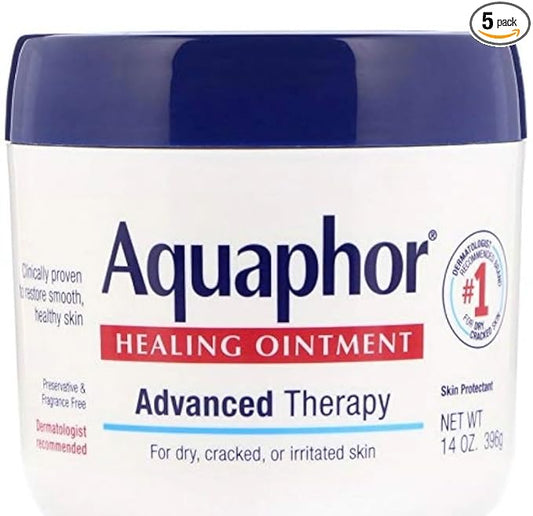 Aquaphor Advanced Therapy Healing Ointment - 14 oz, Pack of 5