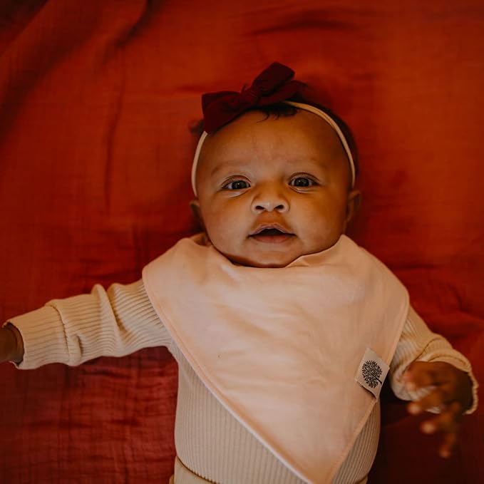 Parker Baby Bandana Drool Bibs for Boys, Girls & Unisex - Soft & Stylish Teething Bibs for Babies