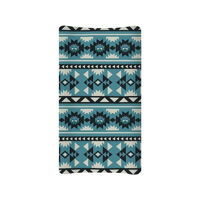 Aztec Baby Changing Pad Cover Girls Boys Baby Nursery Diaper Changing Pad Sheets Soft Comfy Cradle Mattress 18 X 36 Sheets Gift for Friends