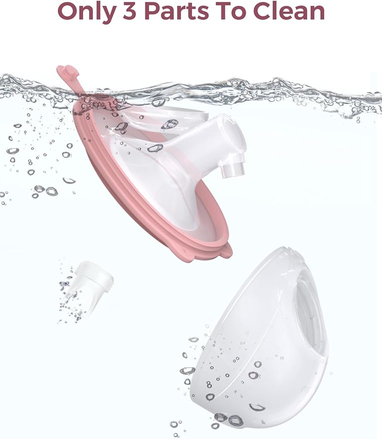 Momcozy Full Set Collector Cup Only for Momcozy V1 Pro/V2 Pro. Original V1 Pro/V2 Pro Breast Pump Replacement Accessories, 1PC (Max 7.8oz, with Double-Sealed Flange 24mm)