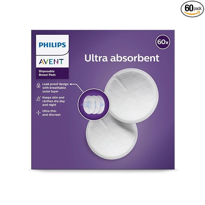 Philips Avent Disposable Breastpad Day 60 Units One Size