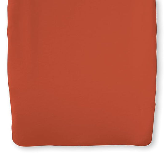 Natemia Organic Cotton Changing Pad Cover (16x32) – Silky Soft Fitted Baby Changing Pad Cover, for Changing Tables, Contoured Pads, Cradle & Bassinet, Neutral Nursery Essential for Boys & Girls