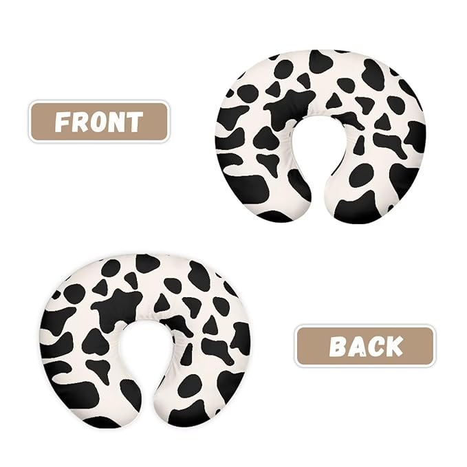 Classic Cow Stripes Pattern Breastfeeding Pillow Slipcover for Baby Breastfeeding Slipcover Infant Newborn Nursery Bottle Pillowcase Baby Essentials