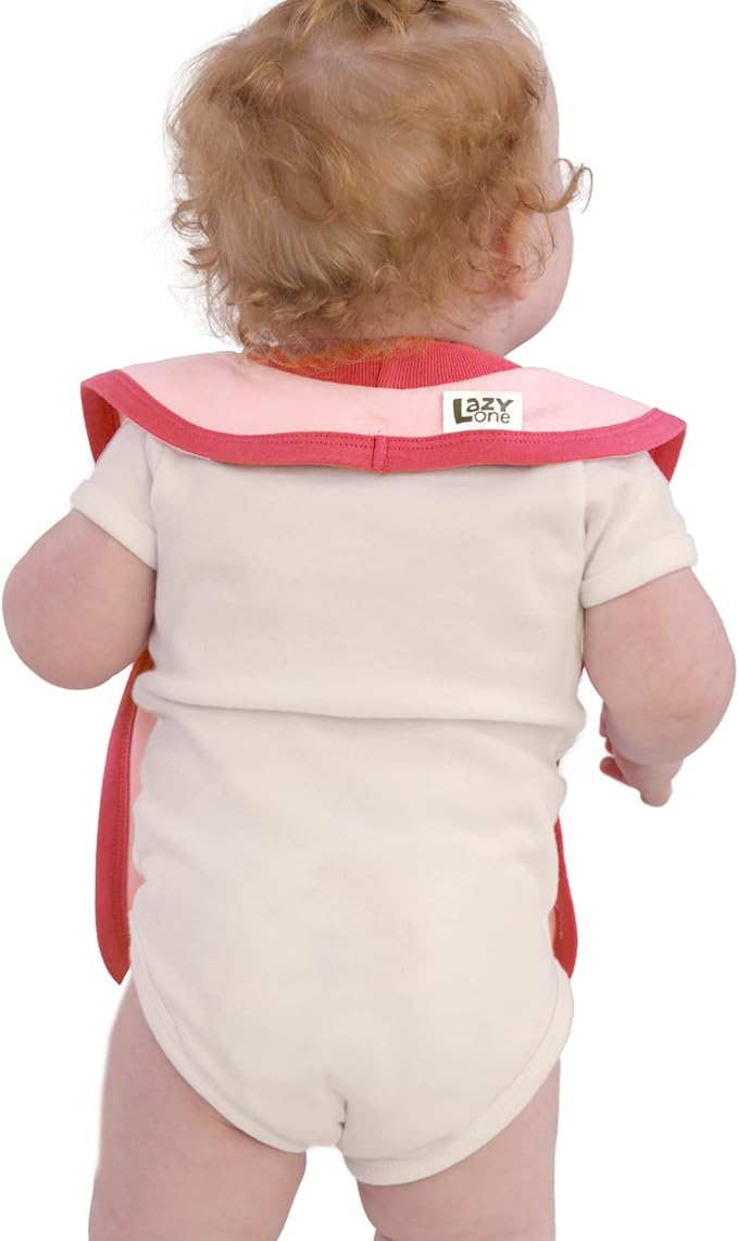 LazyOne Animal-Print Baby Bibs, Cute Baby Shower Gifts