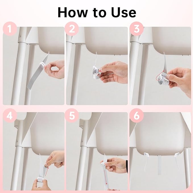 High Chair Straps Compatible with IKEA ANTILOP High Chair, Replacement Strap for IKEA High Chair Accessories, Extra Strong 3-Point Adjustable Strap Fit for Keekaroo Baby High Chair