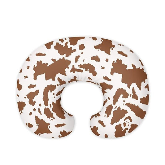 Cowhide Nursing Pillowcase Nursing Pillow Cover Cuddle Pillow Slipcover Detachable Nursing Pillow Protective Cas Baby Feeding Stain Resistant and Scratch Resistant