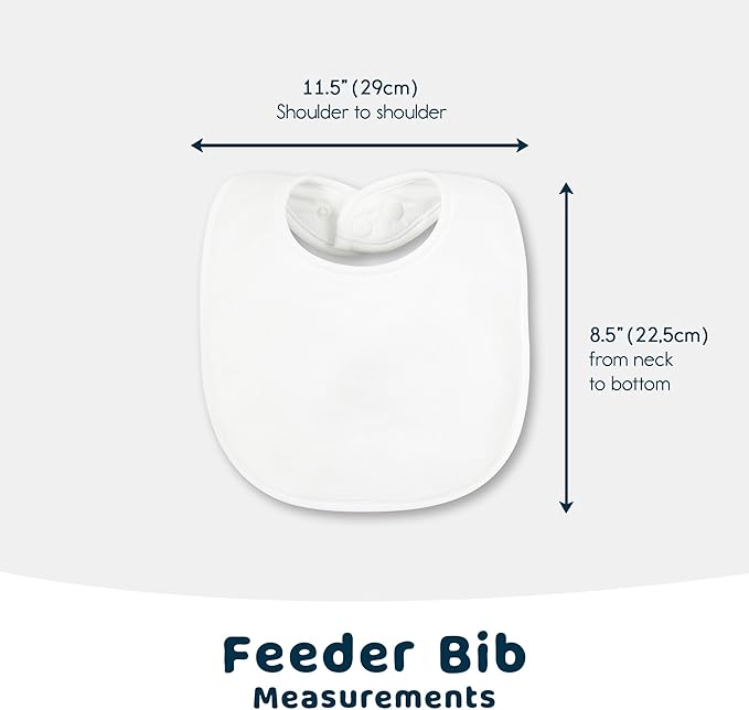 Tiny Twinkle Baby Feeding Bibs - Waterproof and Absorbent Infant Drool and Feeding Baby Bibs
